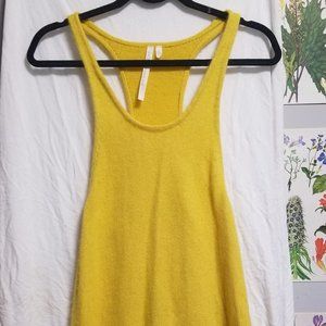 Rachel Roy Yellow Angora Sweater Dress